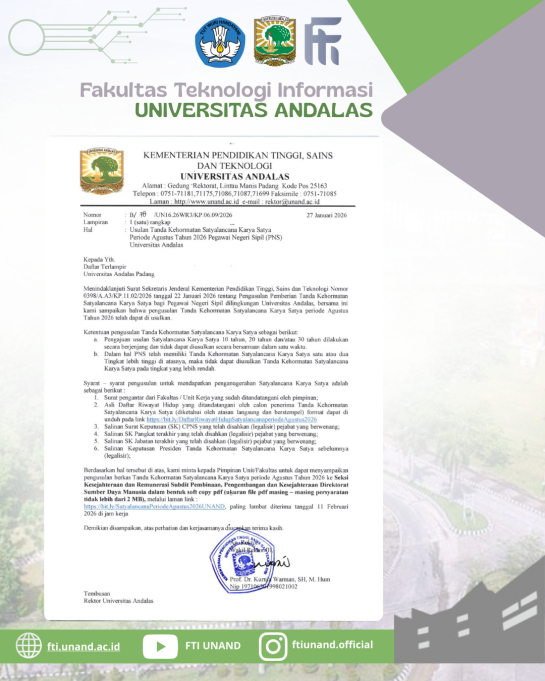 Usulan Tanda Kehormatan Satyalencana Karya Satya